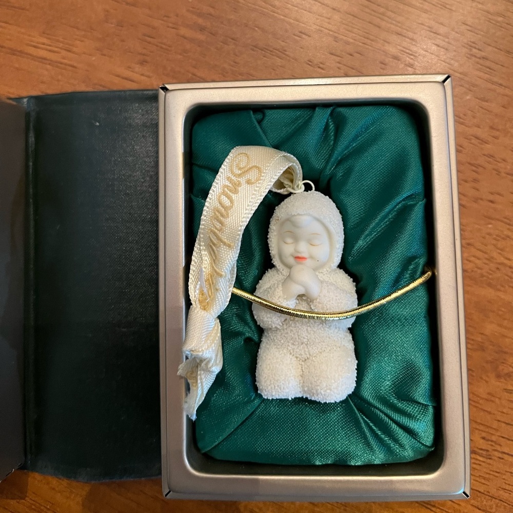 Snowbabies Sweet Dreams Praying Angel Ornament